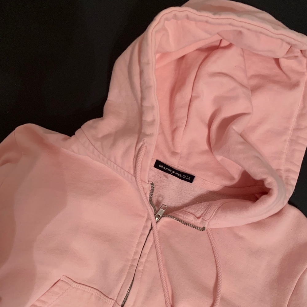 pink crystal hoodie